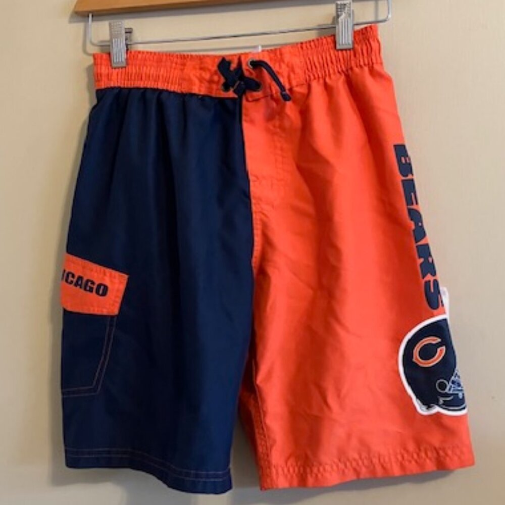 Boys Chicago Bears Swim Trunks